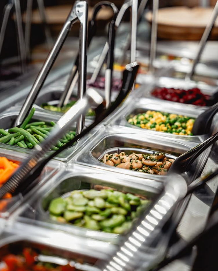 Čerstvé suroviny v gastronádobách